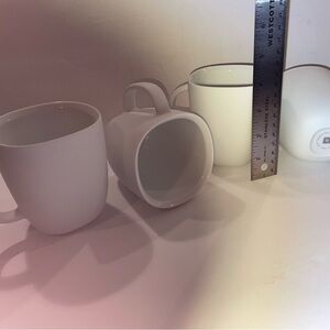 Set of 4 large Nespresso Lume coffee mugs